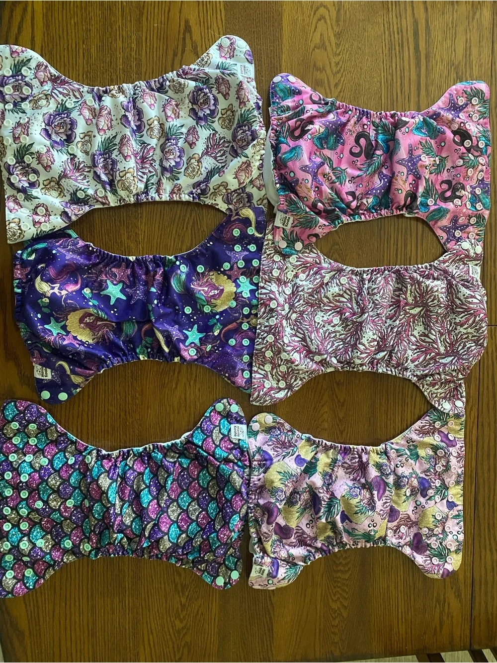 Mama Koala Mermaid Cloth Diaper Set